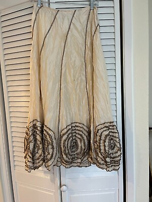 #ad Beige Party Skirt $29.99