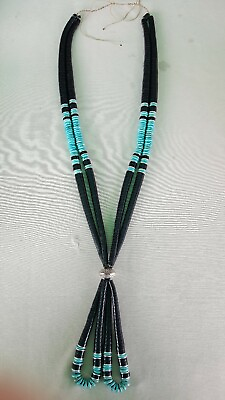 #ad Navajo Handcrafted Jacla Necklace $140.00