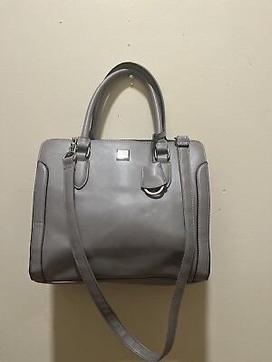 #ad Nine West Womens Gray Handbag $10.00