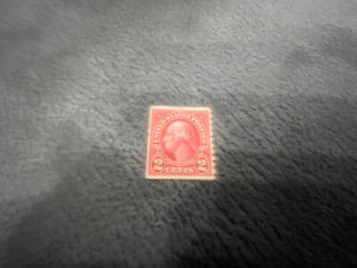 #ad 🔥Very Rare George Washington Two 2 Cent Red Stamp C $4500.00