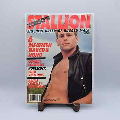 #ad Torso#x27;s Stallion Gay Interest Magazine Feb 1989 $28.00