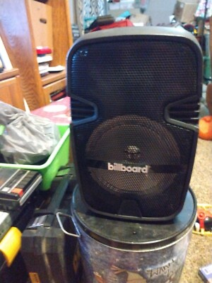 #ad Billboard 12quot; Battery Oper. Portable Party Speaker LED Model2530 No Cord $20.00