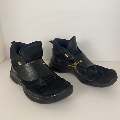#ad Nike Mens Jordan Super Fly 5 PO 881571 015 Black Basketball Shoes Sneakers 14 $34.61