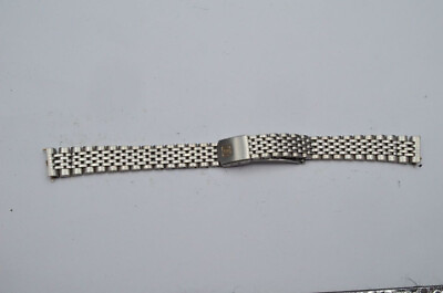 #ad Omega Vintage Steel Bracelet 0 15 32in Bracelet Vintage Rare Pretty 6069 $218.33