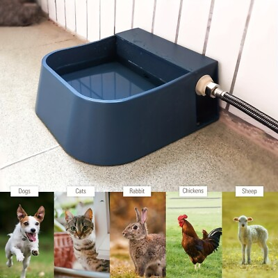 #ad Pet Automatic Water Dispenser Dog Auto Fill Water Bowl Livestock Float Valve $22.88