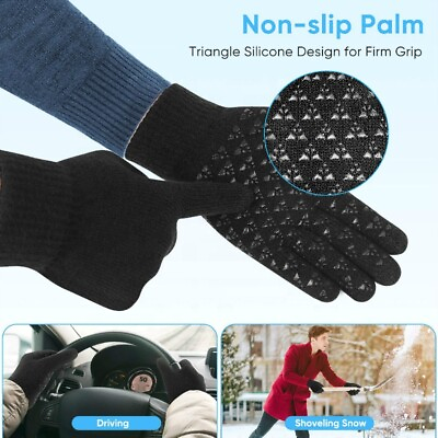 #ad Winter Gloves Touchscreen Outdoor Windproof Warm Thick Thermal Men Women Gift $7.99