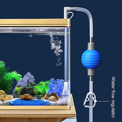 #ad Fish Tank Changer Effective Clean Sewage Fish Tank Gravel Cleaning Tool $14.24