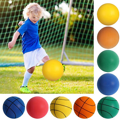 #ad Bouncing Mute Ball Indoor Silent Basketball 21 24 28 Cm Soft Ball Sports Toy $11.83