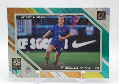 #ad LINDSEY HORAN 2023 Donruss Womens World Cup Soccer #25 Field Vision USA $2.49