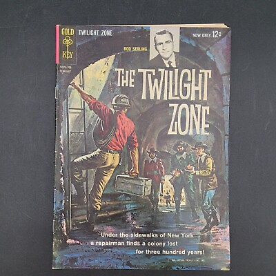 #ad Vintage Rod Sterling THE TWILIGHT ZONE #2 Gold Key Comics 1963 Sci Fi Fantasy $24.99