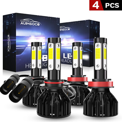 #ad 4Pcs Super LED Headlight High Low Bulbs 9005 H11 For Toyota Solara 2004 2006 40W $36.79