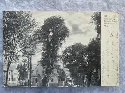 #ad Antique Jonathan Edward#x27;s Elm Northampton Massachusetts UDB Postcard 1908 $2.20