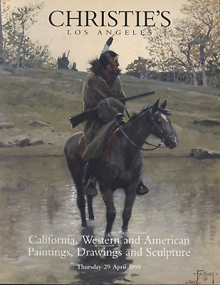 #ad 1999 Christie#x27;s Western amp; American Paintings Drawings Sculpture Auction Catalog $7.50