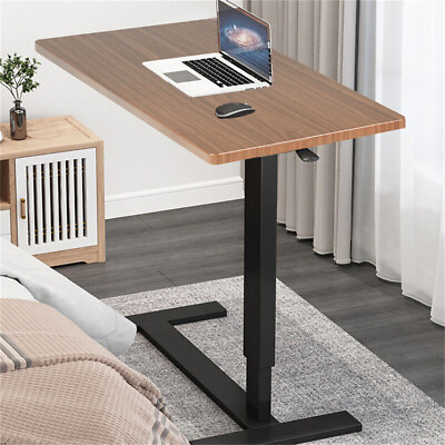 #ad WISFOR Over Sofa Table Rolling Hospital Bed Side Desk Adjustable Multiple Uses $81.99