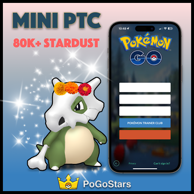 #ad #ad Pokémon Go Shiny Cubone Cempasúchil Crown Mini PTC 80K Stardust✨Description✨ $2.29