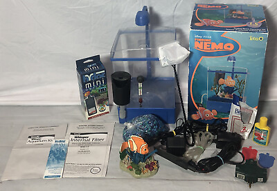 #ad Disney Finding Nemo Tetra Betta Fish Aquarium 1.5 gal Complete Kit $40.00