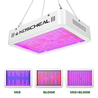 #ad 1200w Led Grow Light Full Spectrum Plant Grow Light With Veg And Bloom Switch Fo $94.36