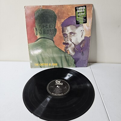 #ad 3rd Bass The Cactus Album OG 1989 1st Def Jam Press In Shrink EX NM Vinyl Reco $38.99