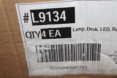 #ad Retro Style LED Desk Lamp Black Silver L9134 $28.34