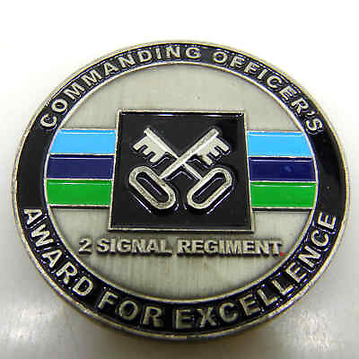 #ad 2 SIGNAL REGIMENT COMMANDING OFFICERS AWARD FOR EXCELLENCE CHALLENGE COIN $48.00