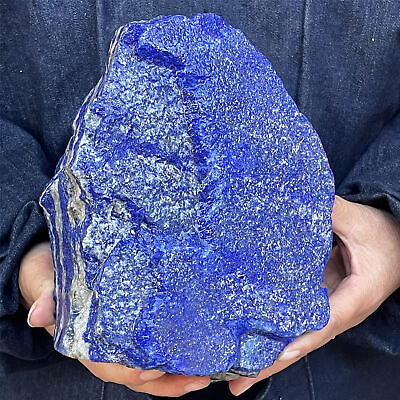 #ad 11.55LB Natural Lapis lazuli Quartz Crystal irregular Furnishing articles $398.12