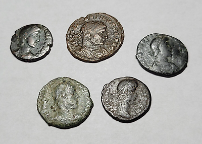 #ad Lot of 5 Ancient Roman Coins FREE SHIPPING $13.95