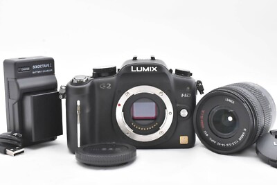 #ad Panasonic LUMIX DMC G2 H FS014042 12.1MP Digital Single Lens Camera Black 3D $178.99