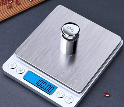#ad 1pc Food Scale Kitchen Scale Digital Food Scales Digital Weight Grams AndOz $12.99