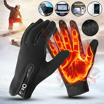#ad Windproof Waterproof Winter Gloves Touch Screen Warm Thermal Men Women Mittens $4.99