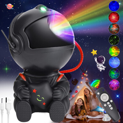 #ad Astronaut Projector Galaxy Starry Sky Night Light Ocean Star LED Lamp Remote USA $21.59