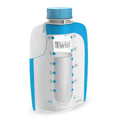 #ad Kiinde Twist 6oz. Breast Milk Storage Bags 2 Boxes of 20 40 Ct. $19.99