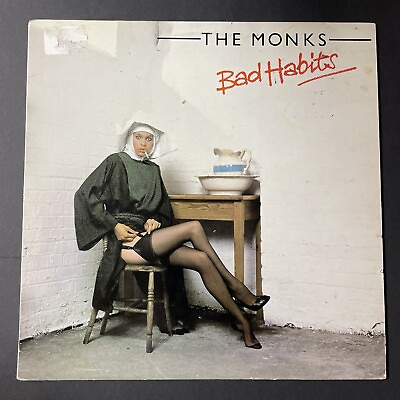 #ad The Monks Bad Habits LP Record 33rpm 12quot; 1979 Punk Rock Drugs In My Pocket $29.99