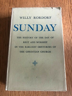 #ad SUNDAY by WILLY RORDORF SCM PRESS H B D W 1968 £3.25 UK POST GBP 74.99