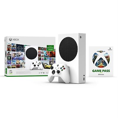 #ad Microsoft Xbox Series S Starter Bundle 512GB Video Game dm befor buy $90.00