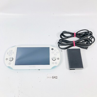 #ad Great PS Vita light Blue White PCH 2000 ZA14 Console Sony PSV Slim japan $119.90