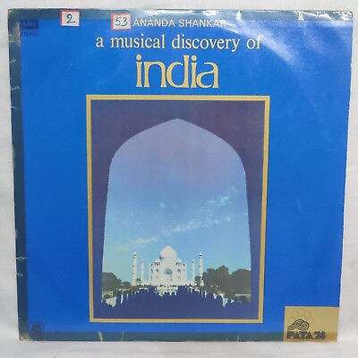 #ad Ananda Shankar A Musical Discovery Of India LP Vinyl Instrumental Classical EX $99.00