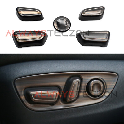 #ad Wood Grain Seat Adjust Button Cover Trim For Toyota Highlander 2020 2021 2022 $23.23