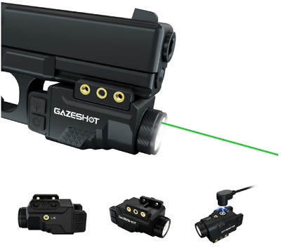 #ad *Pistol Green Dot Laser Sight amp;Flashlight Laser Combo with Rechargeable Battery* $57.77