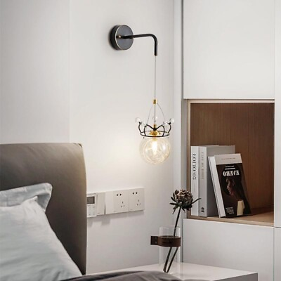 #ad Black Kitchen Wall Lighting Living Room Wall Lights Home Bedroom Wall Lamps AU $125.36