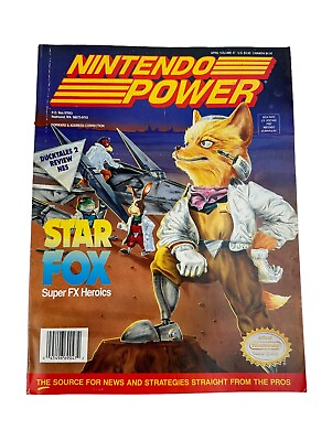 #ad Nintendo Power Magazine Star Fox Volume 47 with Poster amp; Cards $14.99