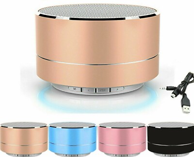 #ad LED Bluetooth Wireless Speaker Mini Super Bass For Smartphone and Laptop 2020 $9.90