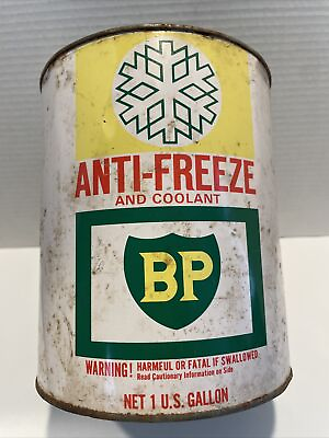 #ad #ad bp oil can Bp Oil Bp Anti Freeze Can Antique Can Vintage Can ￼￼￼ $39.00