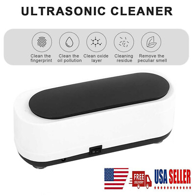 #ad Ultrasonic Jewelry Cleaning Machine Portable Eyeglasses Watches Heads Cleaner $99.00