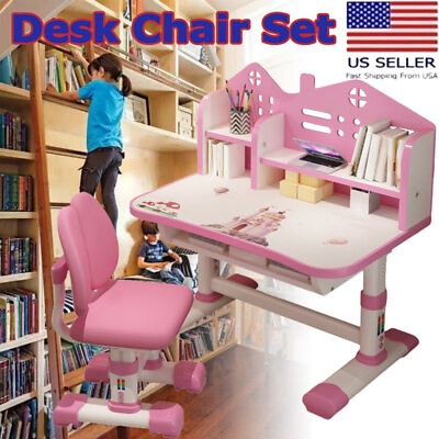 #ad Furniture for Toddler Desk and Chair Set for Kids Children Room Desk Chair Set $99.99