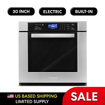 #ad 30 in. Electric Single Wall Oven Open Box with Turbo True European Convection $649.99