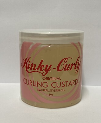 #ad Kinky Curly Original Curling Custard Natural Styling Gel 8 oz $19.99