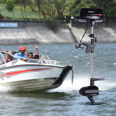 #ad DC60V Electric Brushless Outboard Motor Fishing Boat Engine Tiller Control 2200W $460.00