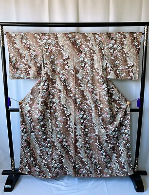 #ad Vintage Japanese Silk kimono Beautiful Kimono robe $80.00