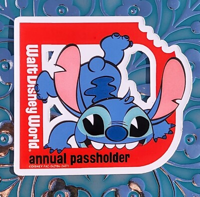 #ad Disney passholder Magnet Stitch 2024 HOMEMADE COPY $6.00