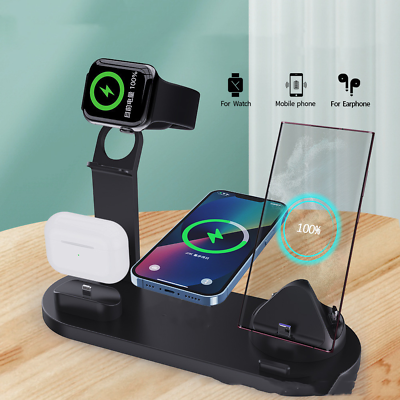 #ad Plastic 3 in 1 Wireless Charger Stand Fast $15.17